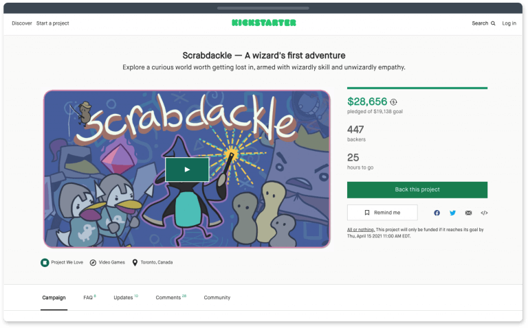 Kickstarter is the best fundraising site for launching creative projects.