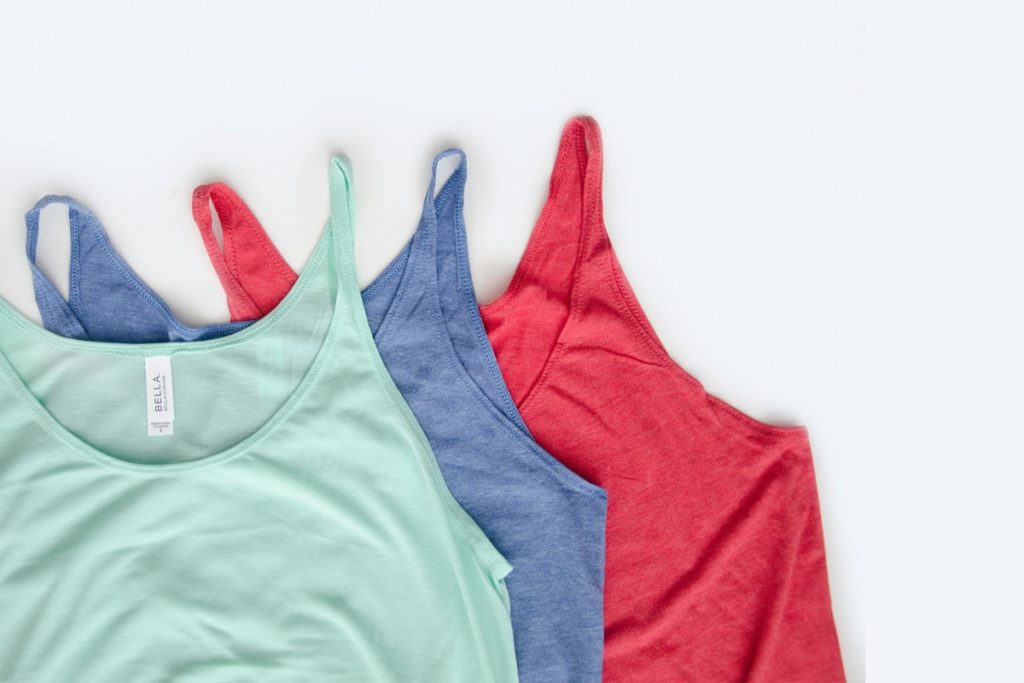 Slouchy tank trio