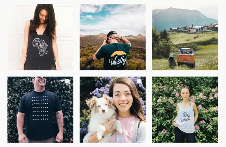 Check out our favorite custom printed t-shirt designs on Instagram!