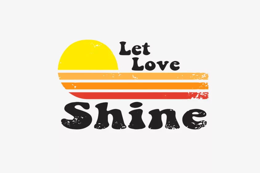 Let Love Shine adoption saying