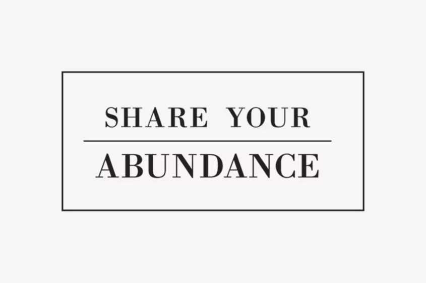 Share Your Abundance adoption quote