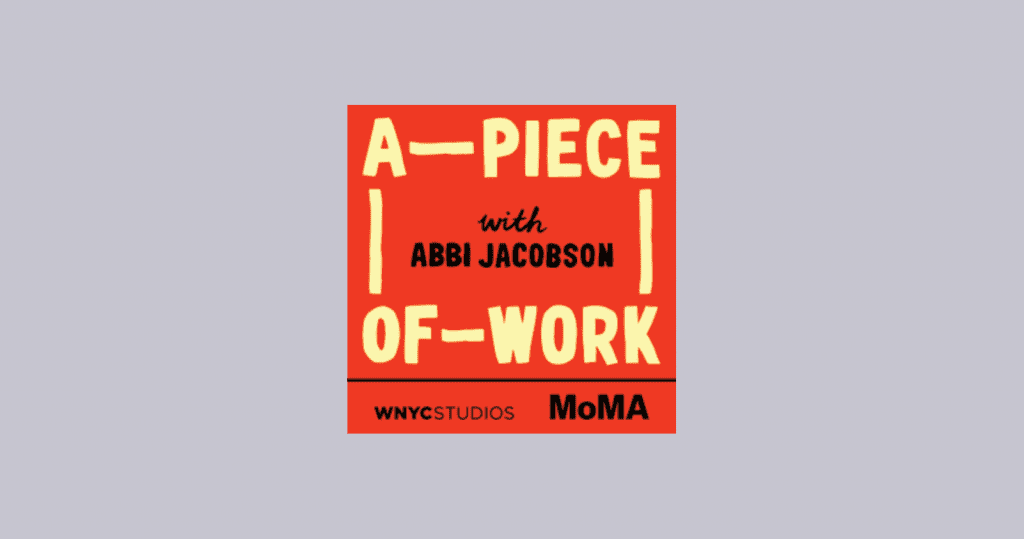 A Piece of Work podcast artwork and logo