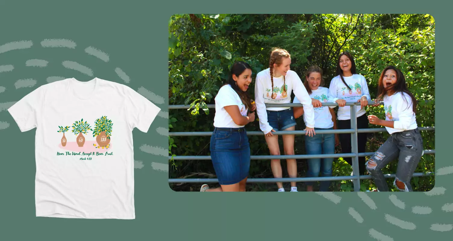 sell merchandise to raise awareness