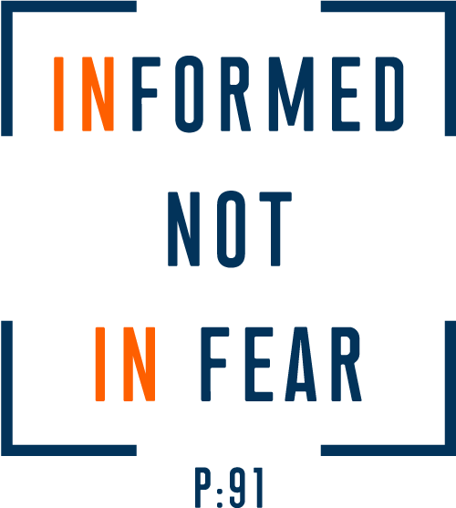 The It Informed Not In Fear t-shirt design created by Jor él Quinn.